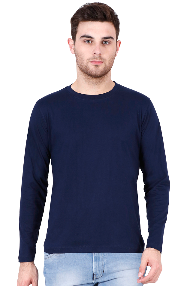 Male Round Neck Full Sleeve Royal Blue or Navy Blue