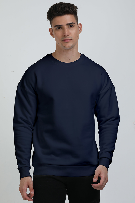 Oversized sweatshirt Navy Blue