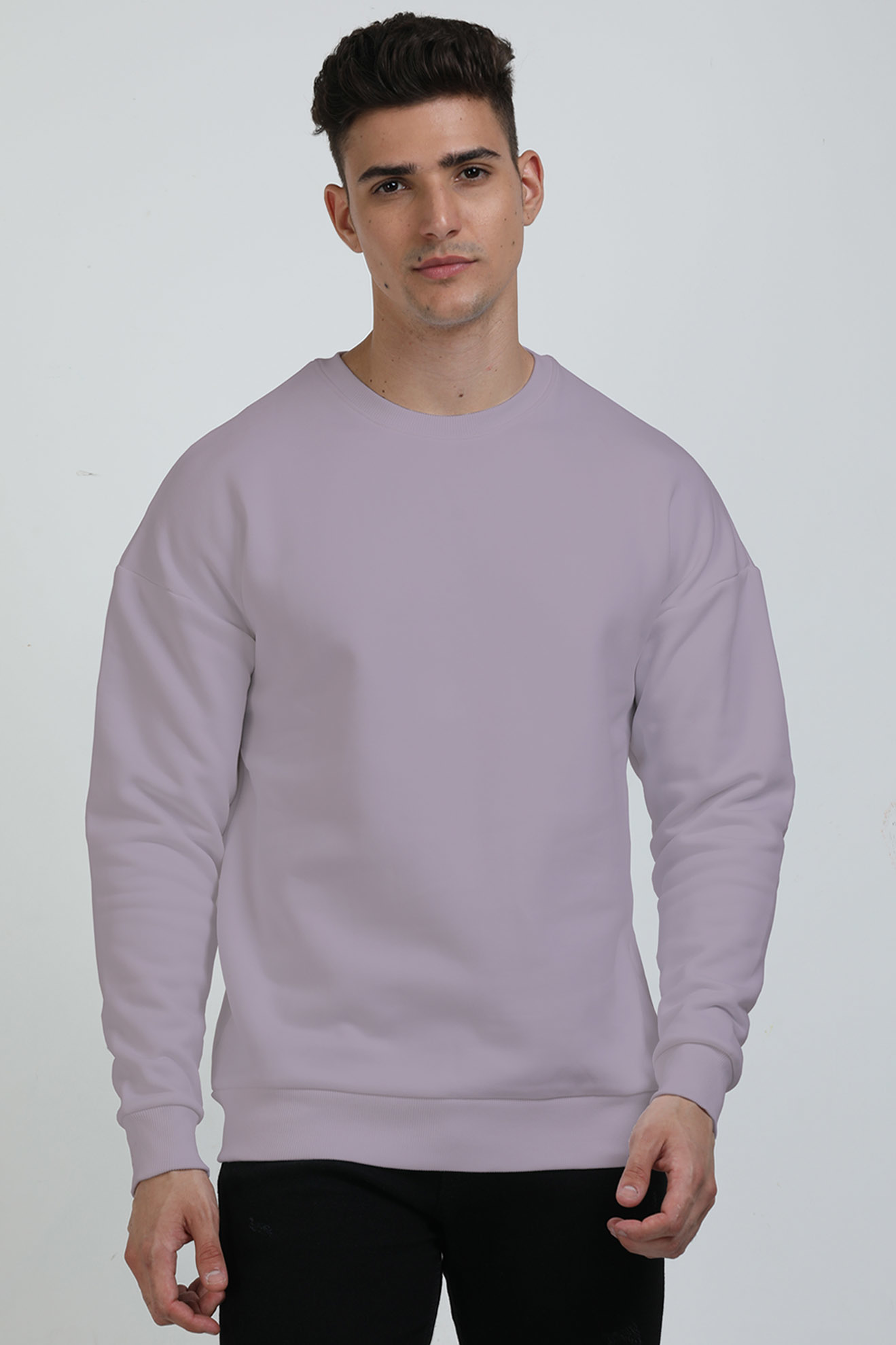 Men Oversized Sweatshirt Lavendar